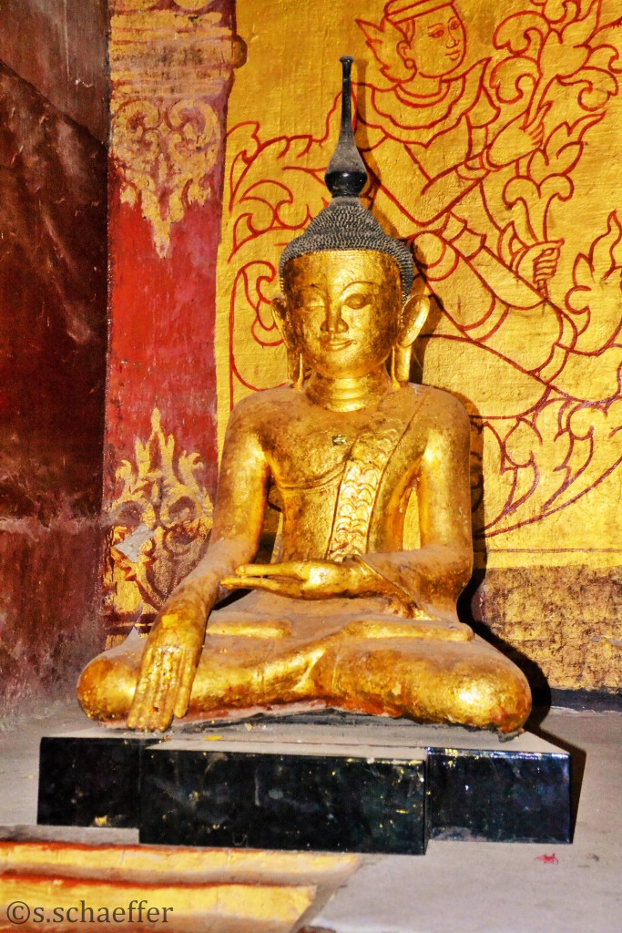 Buddha aus Blattgold 